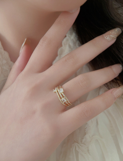 S925 Silver Simple Zircon Ring - New Design