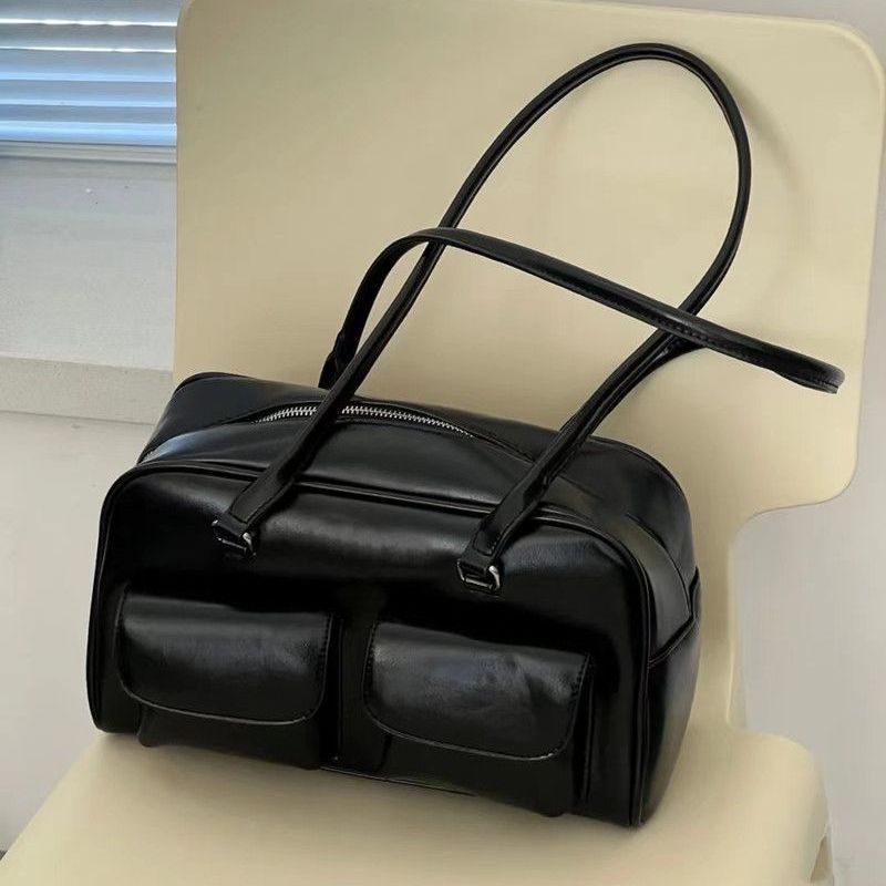 Retro College Women's Casual Tote Bag with Large Capacity