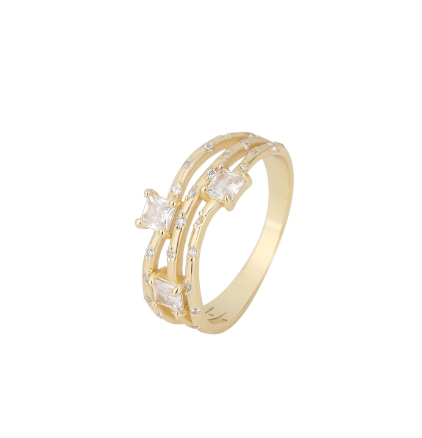 S925 Silver Simple Zircon Ring - New Design
