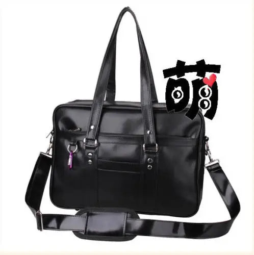 Anime K-ON Hot Japan/Japanese School Student Uniform Bag PU Leather Large Capacity Cosplay 3 Colors