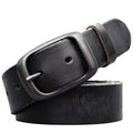 First-Layer Pin Buckle Belt for Men, Retro Versatile Jeans Belt, Simple Casual Leather Belt for Men