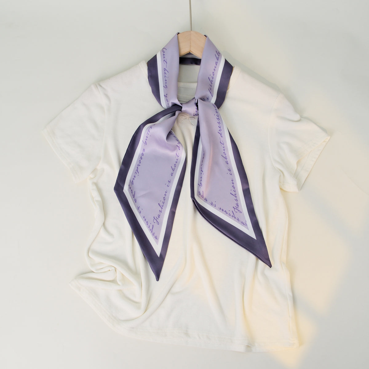 European and American-style Beveled Silk Scarf Cross-border Silk Cashew Dot Long High-end Ribbon Scarf Women's Belt