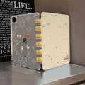 For iPad11 protective cover air7 shell transparent anti-bending pro Apple 11 inch new mini7 cartoon painting