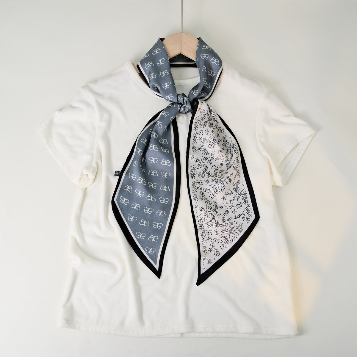 European and American-style Beveled Silk Scarf Cross-border Silk Cashew Dot Long High-end Ribbon Scarf Women's Belt