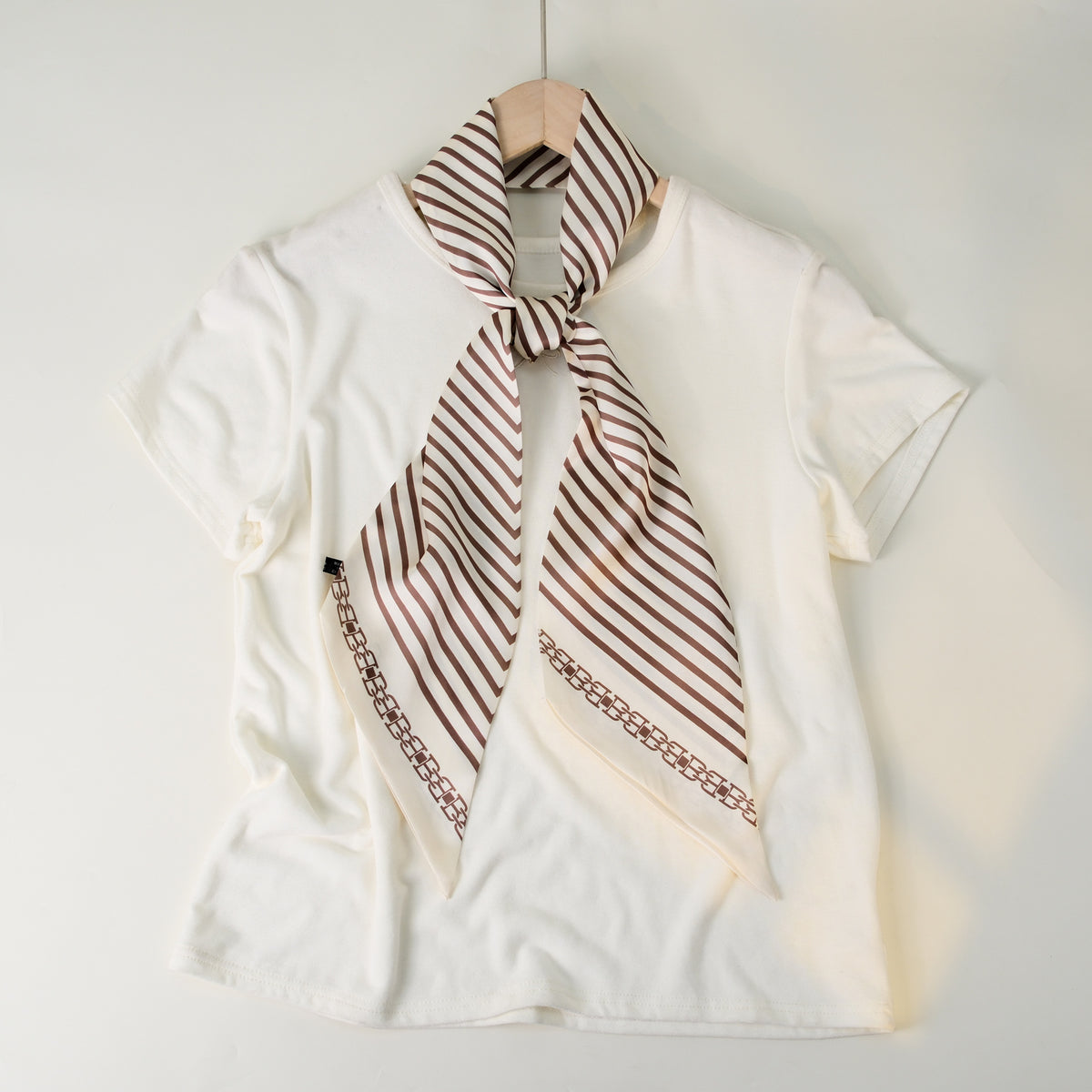 European and American-style Beveled Silk Scarf Cross-border Silk Cashew Dot Long High-end Ribbon Scarf Women's Belt