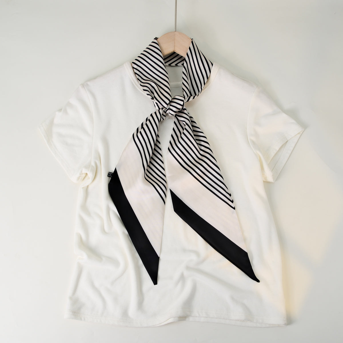 European and American-style Beveled Silk Scarf Cross-border Silk Cashew Dot Long High-end Ribbon Scarf Women's Belt