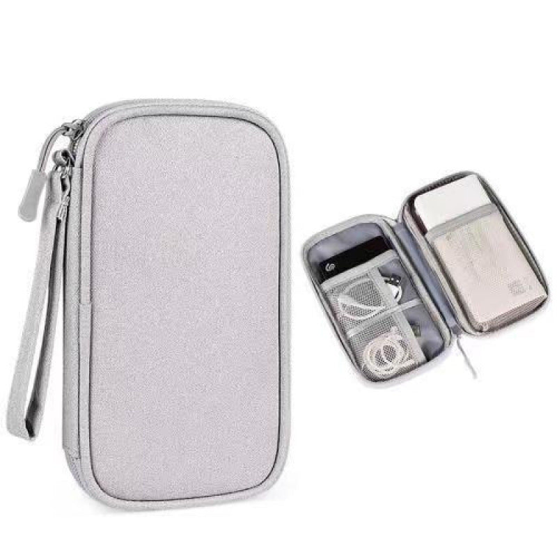 in stock Data Cable Bag Storage Bag Earphone Bag Charger Mobile Phone Bag Clutch Bag U Disk Multifunctional Storage Bag