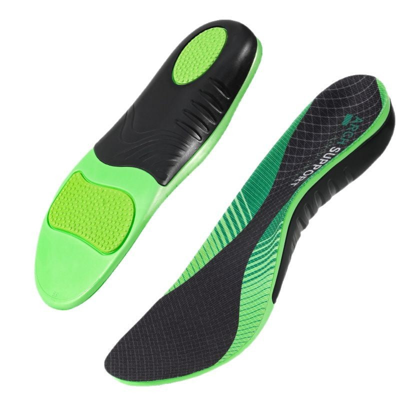 Cross-border arch support insole foot U-shaped heel cup to prevent varus valgus flat foot insole heel does not rub feet