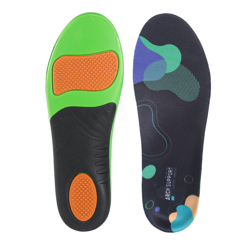 Flat Foot Arch Support Height-Increasing Insoles, Sweat-Absorbent, Breathable, Non-Slip Sports Insoles, Eva, Suitable for Flat Feet, Comfortable