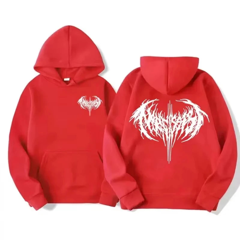 Rapper Graphic Hoodies Men Retro Hip Hop Hoodie Fashion Oversized Sweatshirt Streetwear