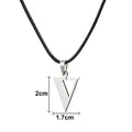 New Stainless Steel A-Z Alphabet Initial Necklace 26 English Letter Necklace For Men Women Personalize Jewelry Gifts