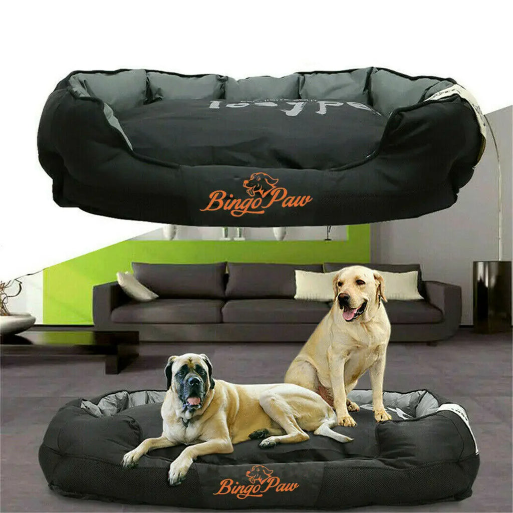 Waterproof XXL Extra Large Jumbo Orthopedic Sofa Dog Bed Pet Mat Kennel Washable Basket Pillow Comfy Bed