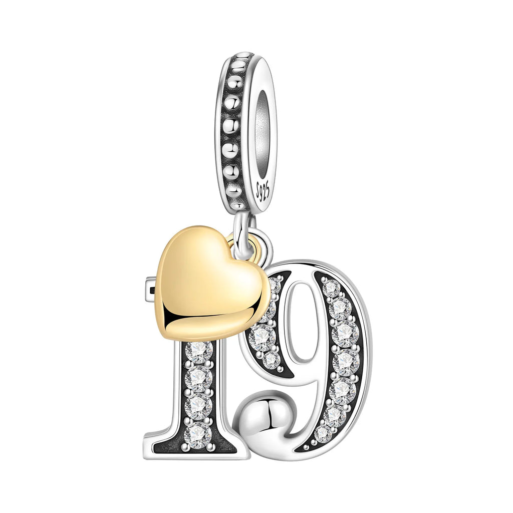 Original 925 Sterling Silver CZ Zircon Butterfly A-Z 26 Letter Charms Alphabet Beads Pendant Fit Bracelet Necklace DIY Jewelry