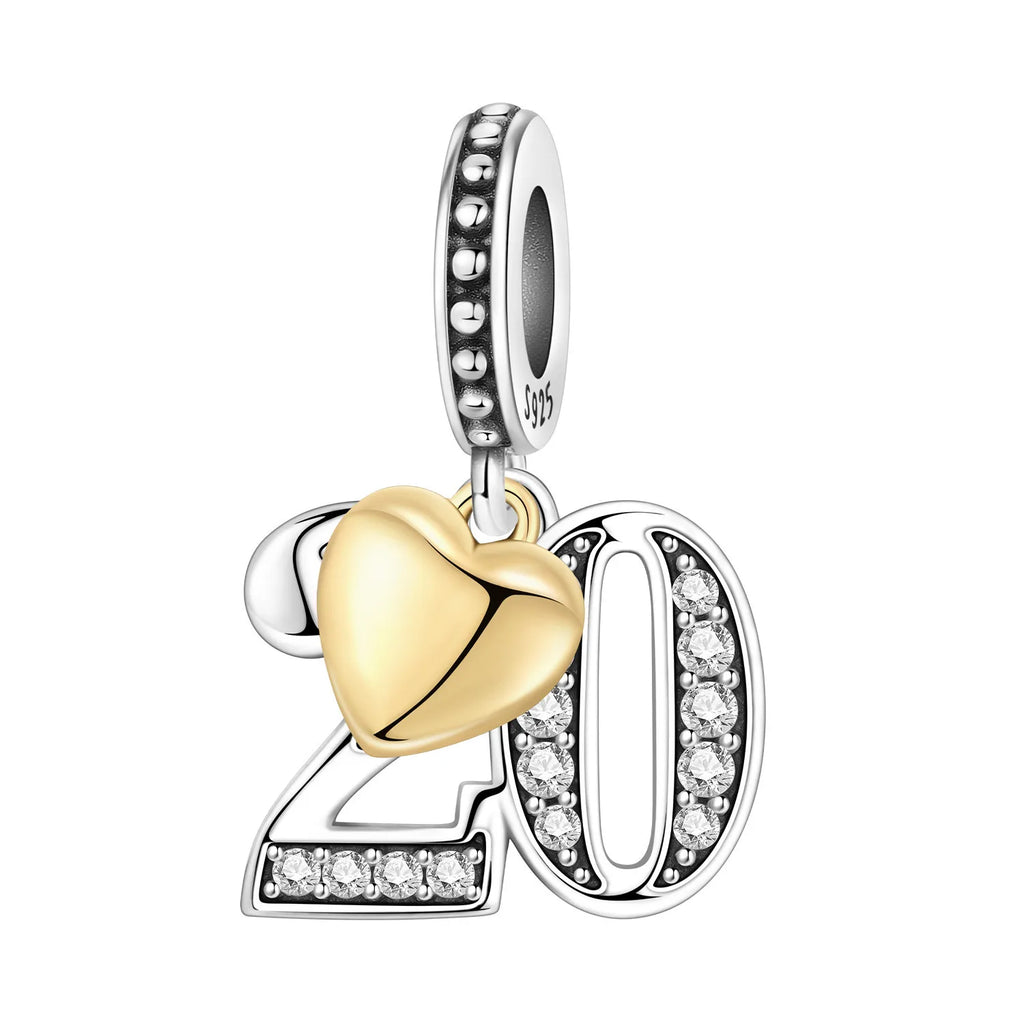 Original 925 Sterling Silver CZ Zircon Butterfly A-Z 26 Letter Charms Alphabet Beads Pendant Fit Bracelet Necklace DIY Jewelry