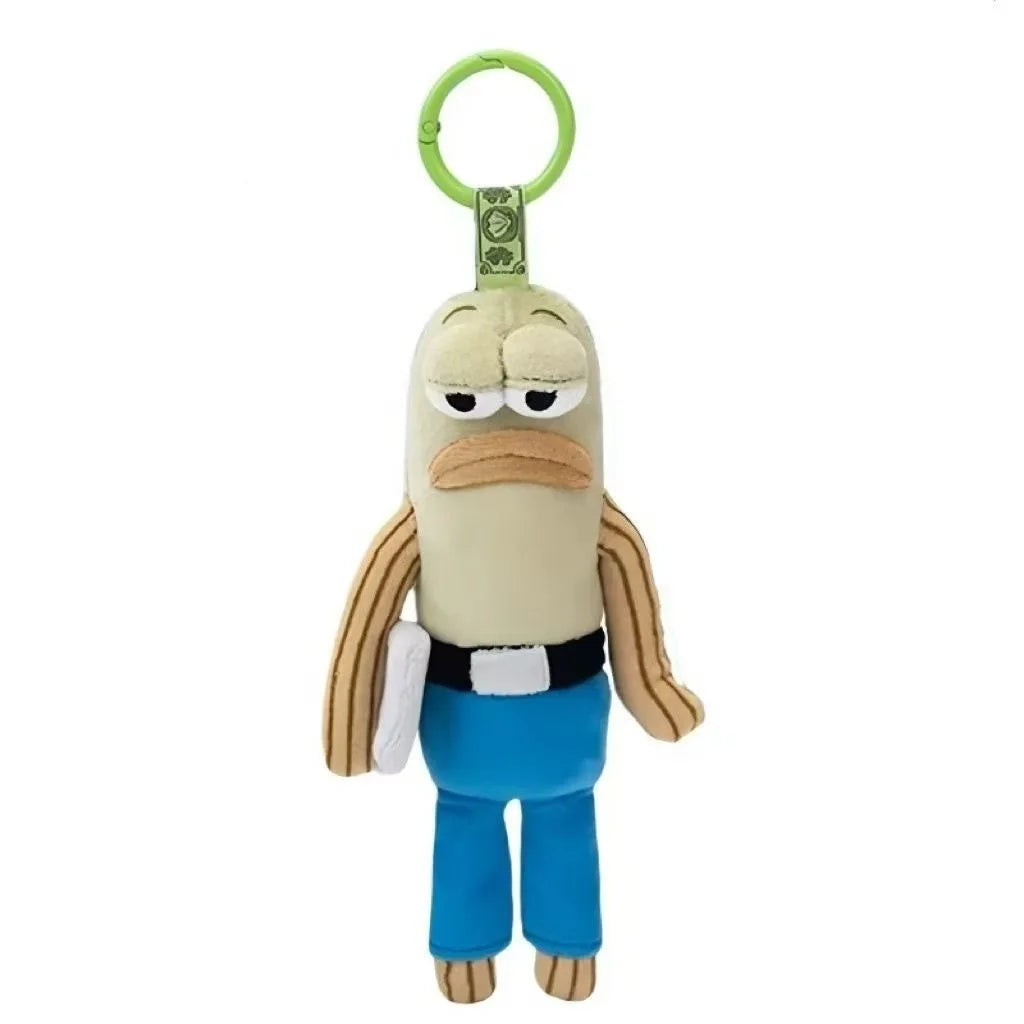 Official Authentic Spongebob Square Pants Plush Toys Keychain Bikini Bottom Buddies Funny Plush Bag Pendant Blind Cartoon Gifts