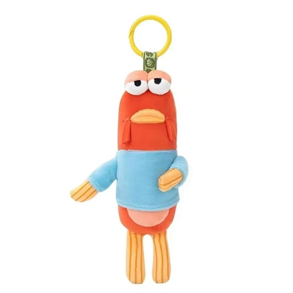 Official Authentic Spongebob Square Pants Plush Toys Keychain Bikini Bottom Buddies Funny Plush Bag Pendant Blind Cartoon Gifts