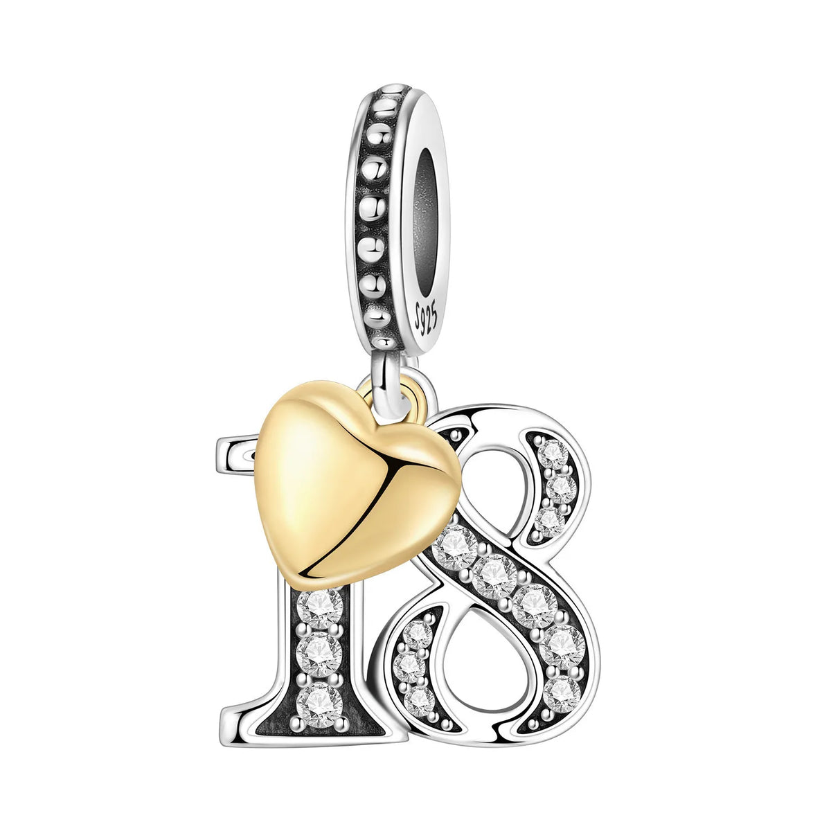 Original 925 Sterling Silver CZ Zircon Butterfly A-Z 26 Letter Charms Alphabet Beads Pendant Fit Bracelet Necklace DIY Jewelry