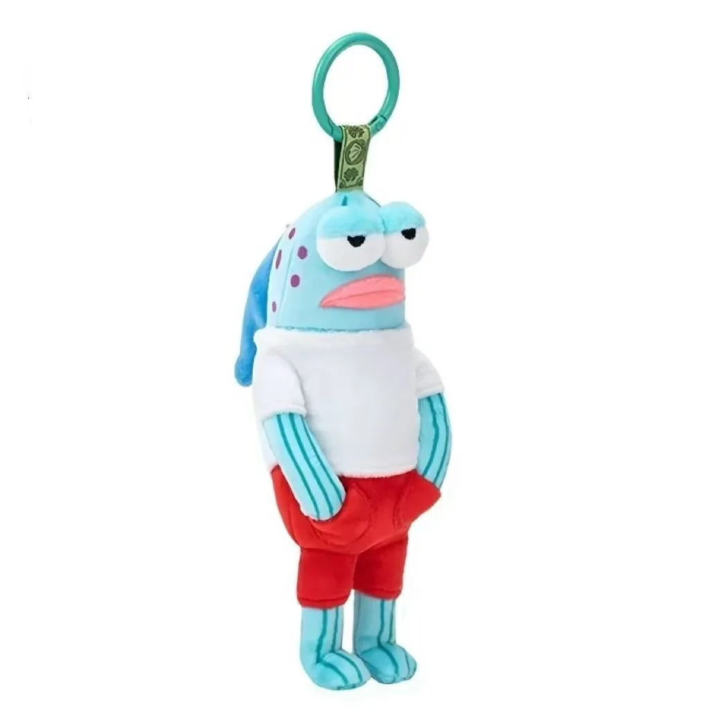 Official Authentic Spongebob Square Pants Plush Toys Keychain Bikini Bottom Buddies Funny Plush Bag Pendant Blind Cartoon Gifts