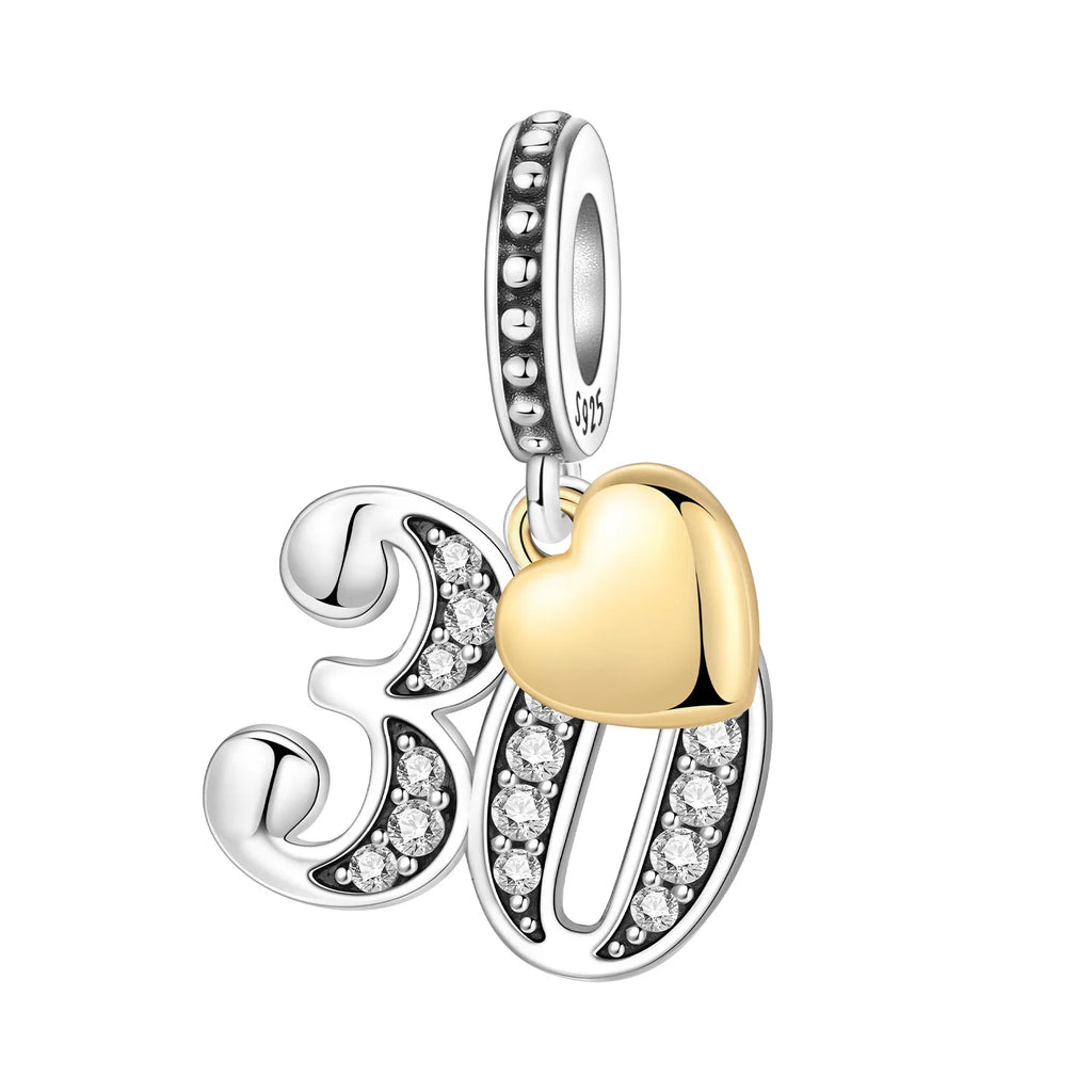 Original 925 Sterling Silver CZ Zircon Butterfly A-Z 26 Letter Charms Alphabet Beads Pendant Fit Bracelet Necklace DIY Jewelry