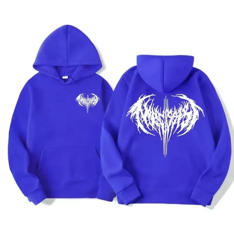 Rapper Graphic Hoodies Men Retro Hip Hop Hoodie Fashion Oversized Sweatshirt Streetwear