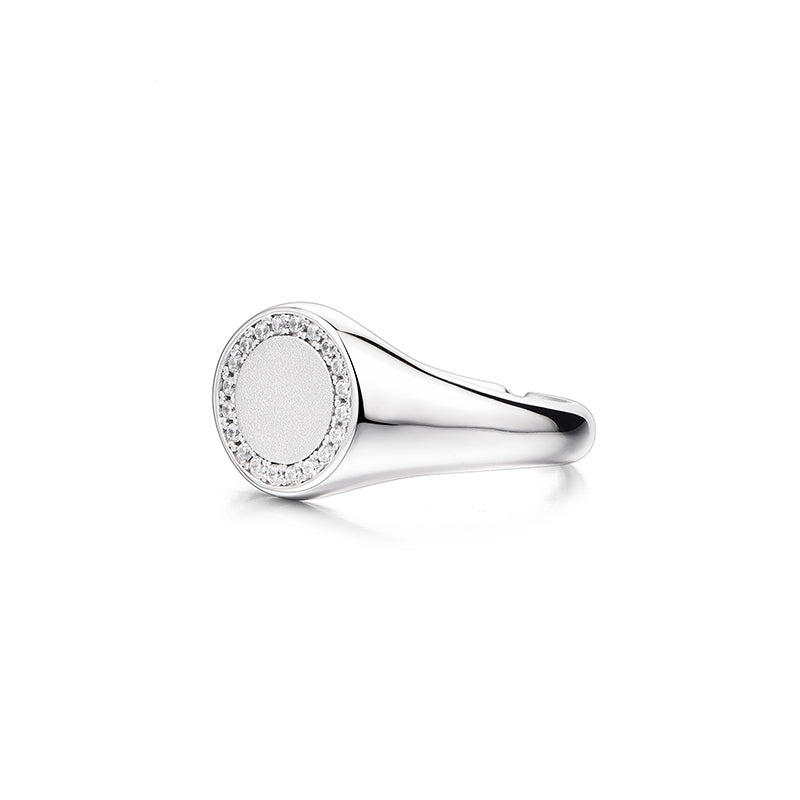Trendy Sterling Silver Ring for Boys